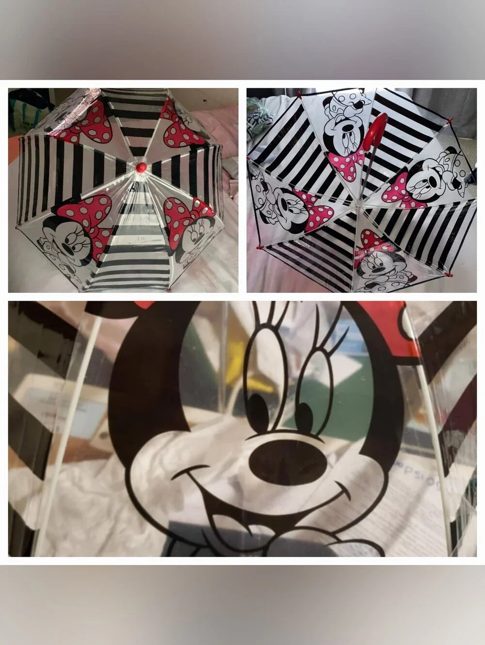 Minnie 9 Pc Set -  Disney Minnie Mouse Bundle. All Pcs Listed In Des.